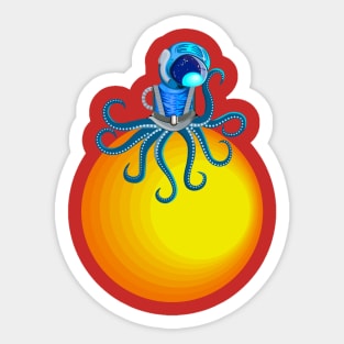 sleepy astropus Sticker